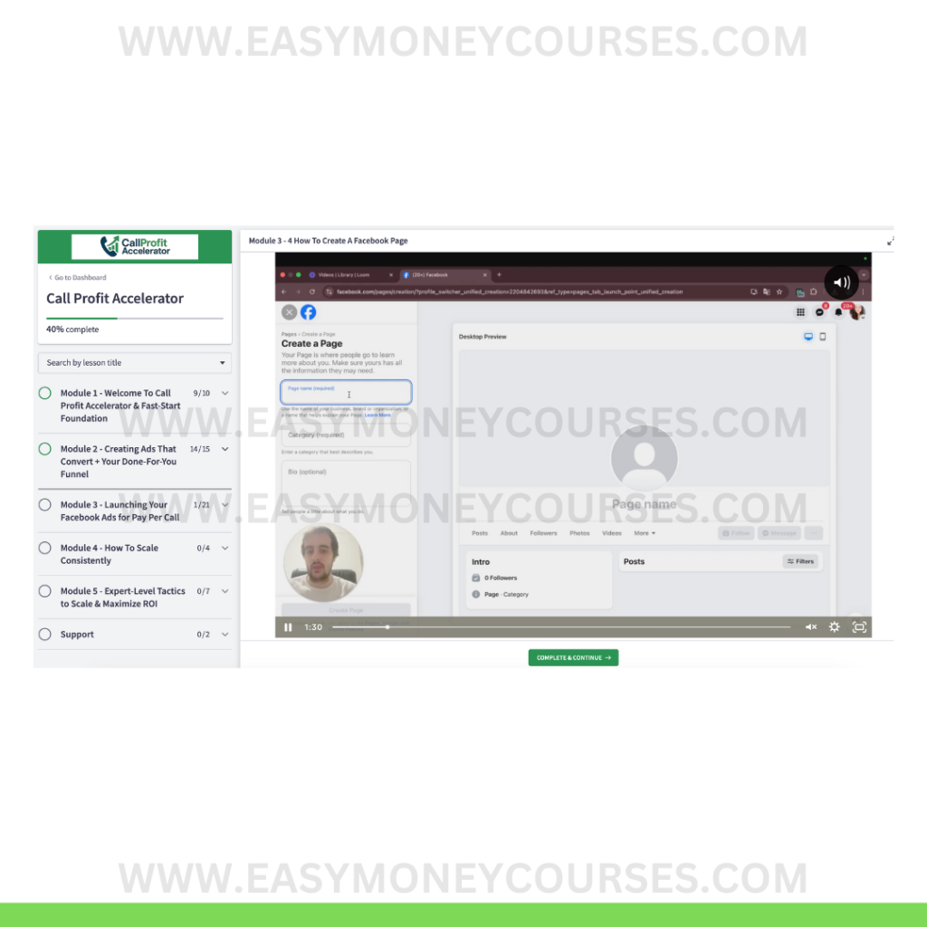 Christopher Reader Pay Per Call Accelerator - Course Proof